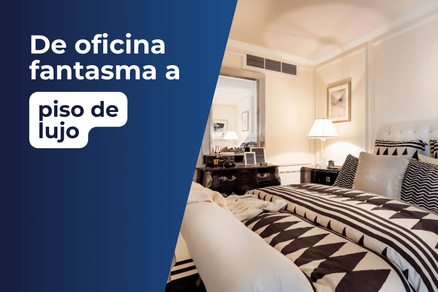 De oficina a piso de lujo